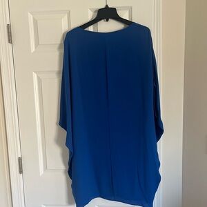 Halston Heritage Cobalt Blue Tunic Top, Brand New. Fits M and L